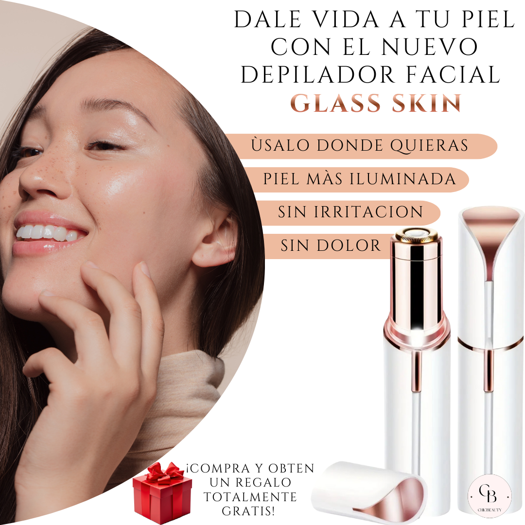 Depilador Facial Mini con Cabezal de Oro