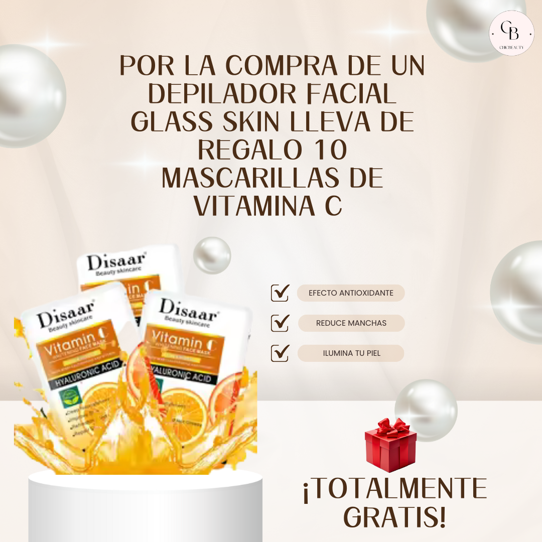 Depilador Facial Mini con Cabezal de Oro