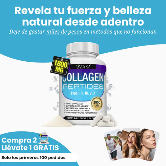 COLLAGEN PEPTIDES™ - BELLEZA Y BIENESTAR (90 CAPSULAS)