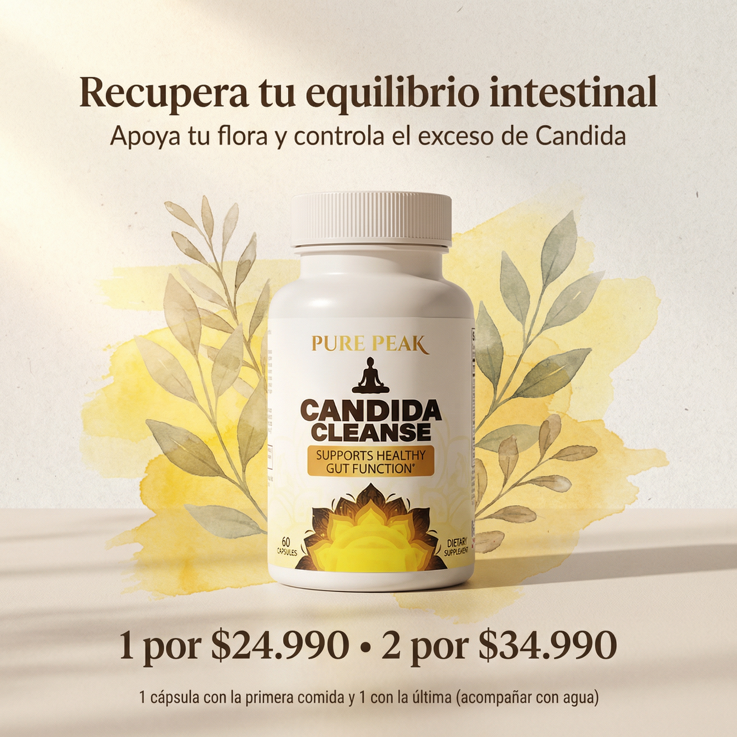 CANDIDA CLEANSE - LIMPIEZA INTESTINAL